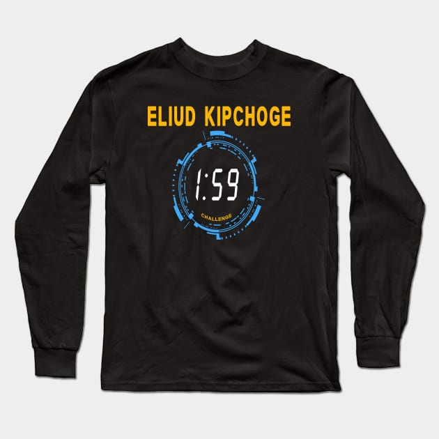 Eliud Kipchoge Long Sleeve T-Shirt by Najem01